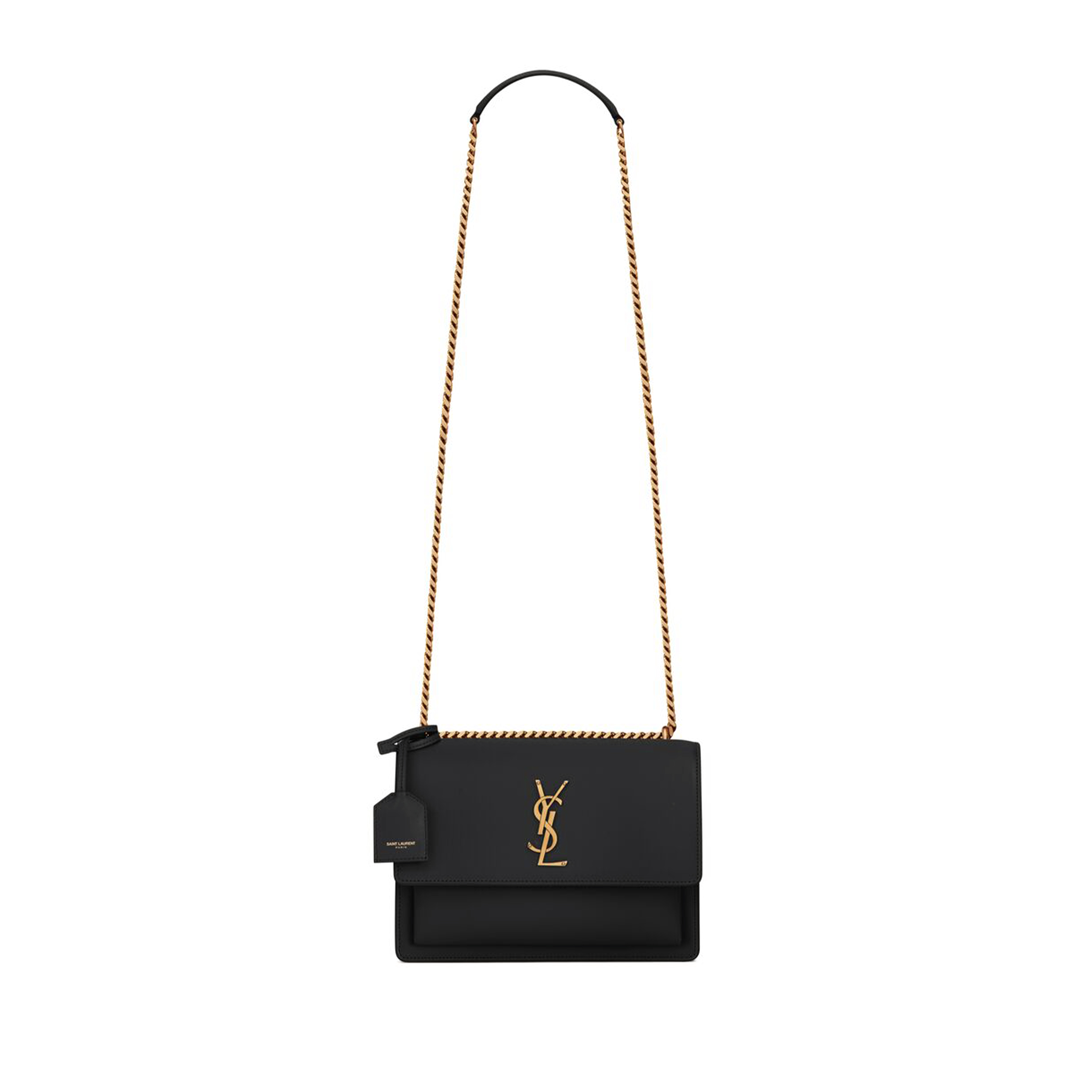 YSL SUNSET MEDIUM IN SMOOTH LEATHER 442906D420W1000 (22*16*6.5cm)